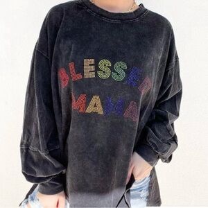 Blessed Mama mineral washed